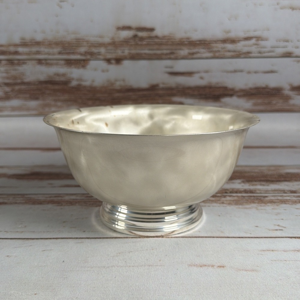 WMF Ikora Silver Plate Candy Bonbon Compote Bowl Dish 7 1/4 Inch Vintage